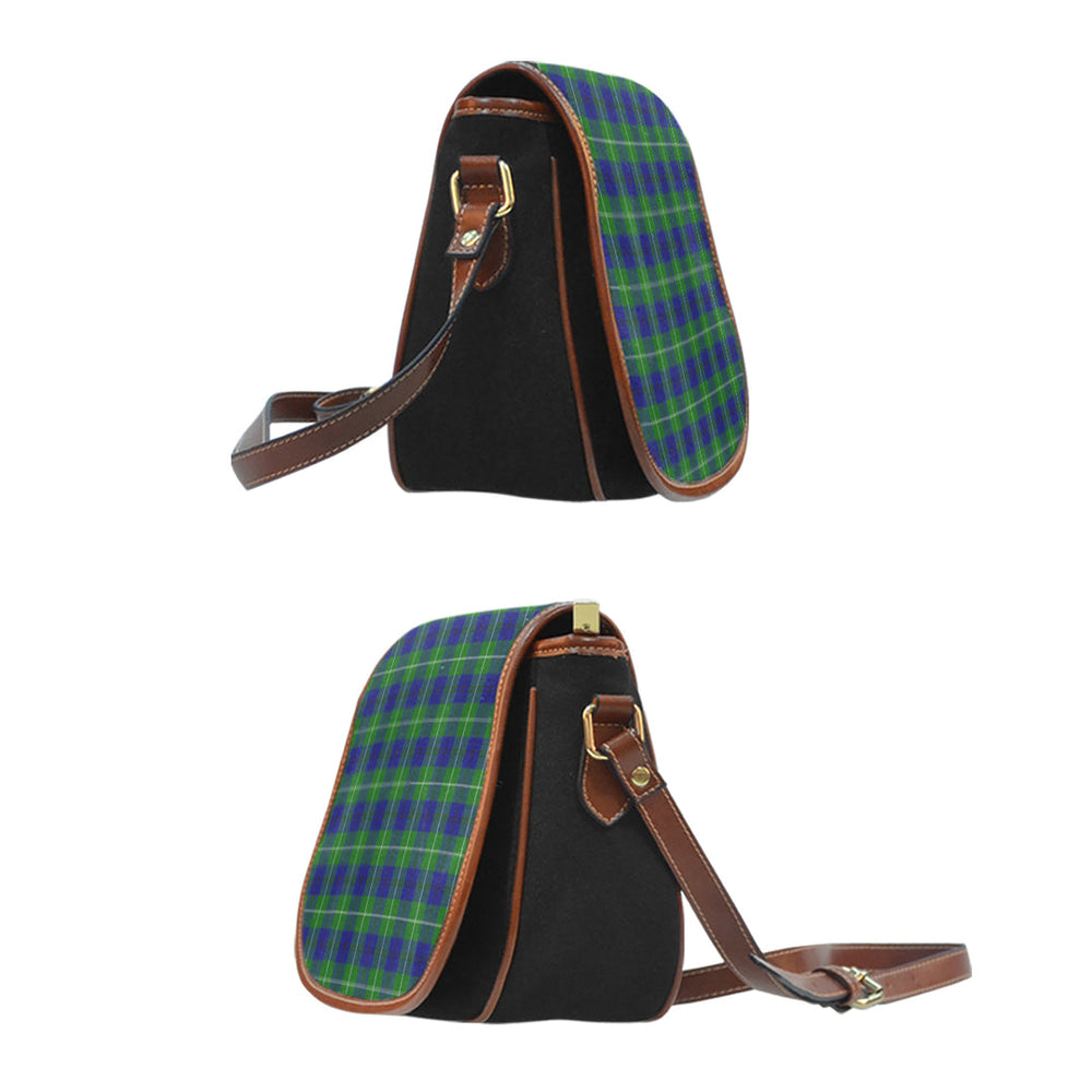 Clan Oliphant Modern Tartan Saddle Handbags UC91 Clan Oliphant Tartan Today   