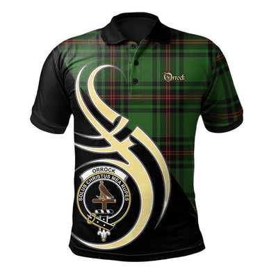 Clan Orrock Tartan Polo Shirt - Believe In Me Style QE11