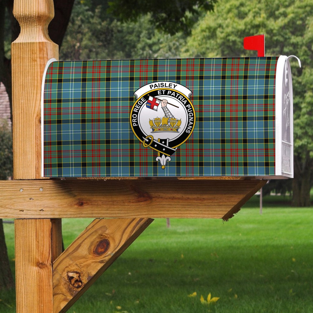Clan Paisley District Tartan Crest Mailbox ZA75 Clan Paisley Tartan Today   