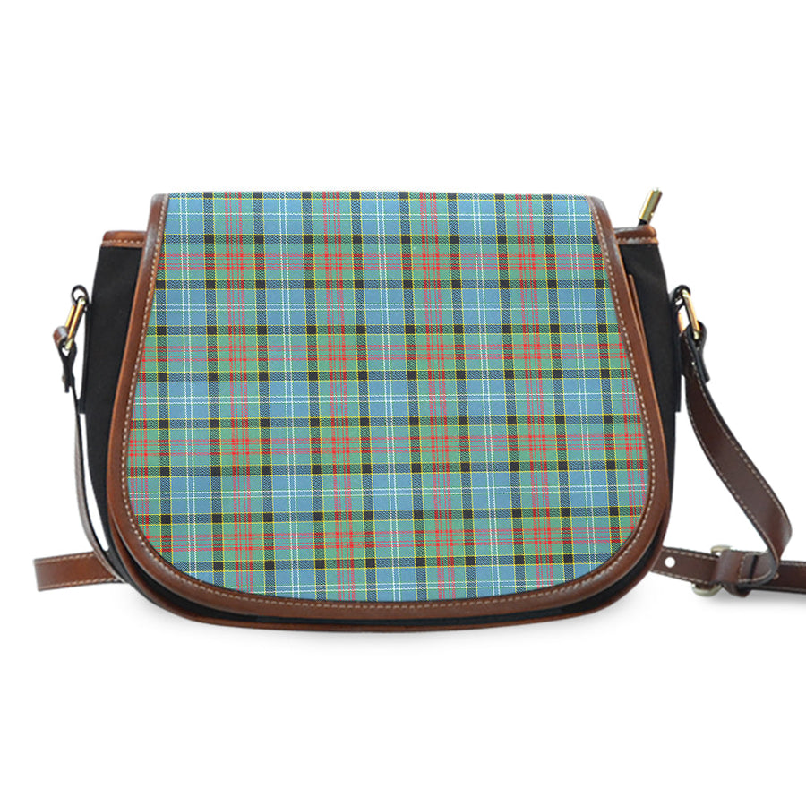 Clan Paisley Tartan Saddle Handbags