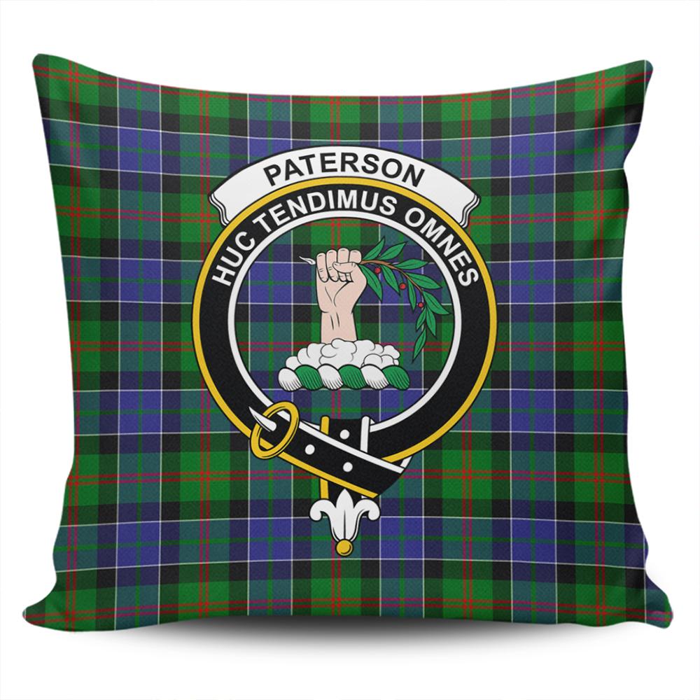 Clan Paterson Tartan Crest Pillow Cover MQ85 Clan Paterson Tartan Today   