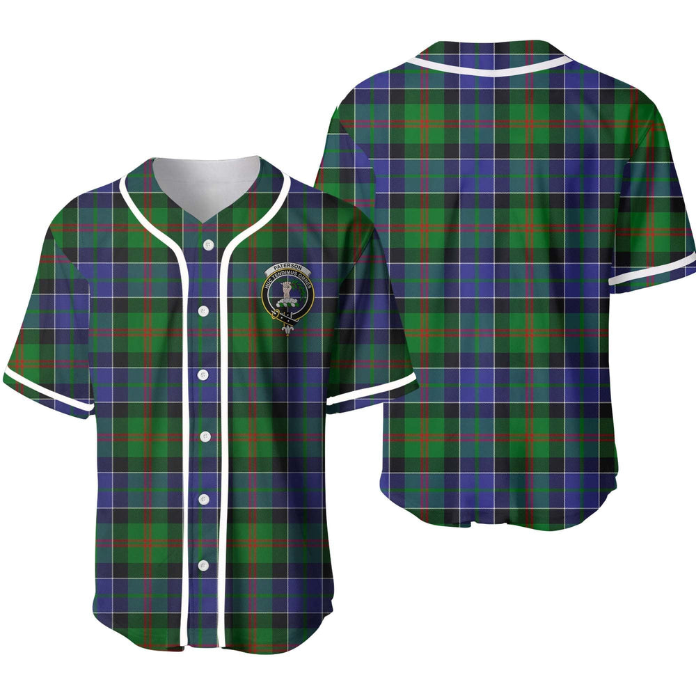 Clan Paterson Tartan Unisex Baseball Jersey HK19DO27 Clan Paterson Tartan Today   