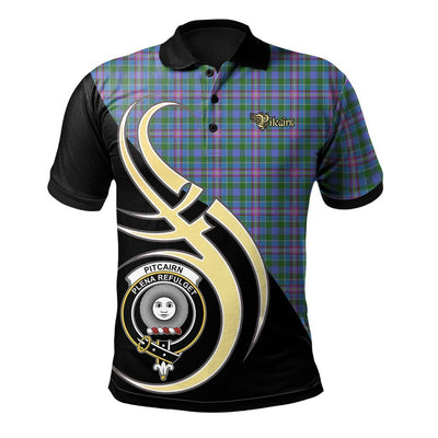 Clan Pitcairn Hunting Tartan Polo Shirt - Believe In Me Style