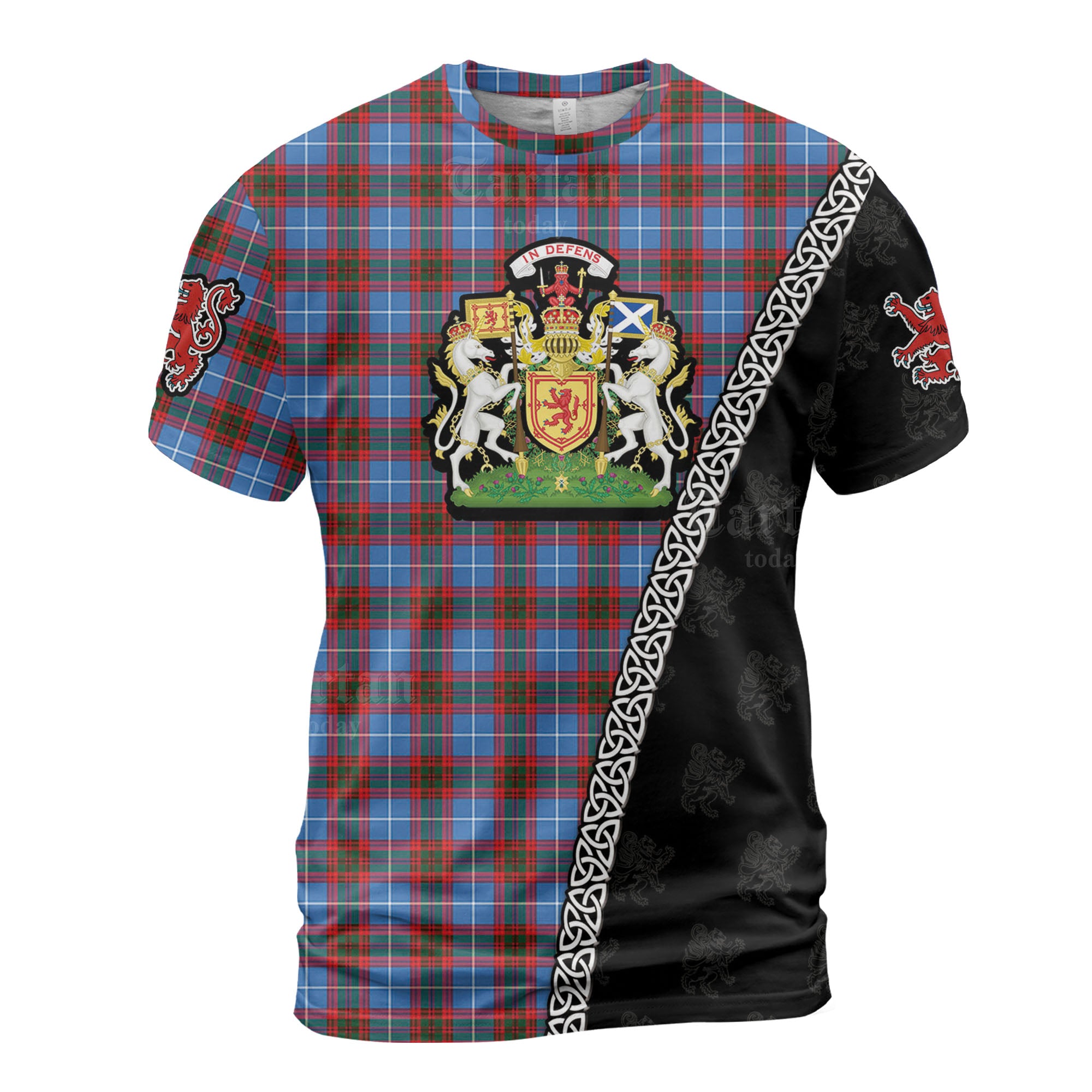 Personalized Clan Preston (Edinburgh) Tartan Shirt with Scotland Coat of Arms & Custom Name SC49