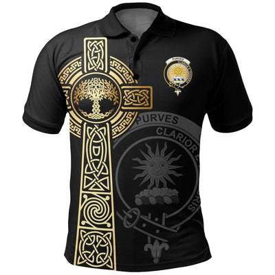Clan Purves Clan Unisex Polo Shirt - Celtic Tree Of Life CM21