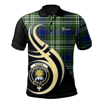 Clan Purves Tartan Polo Shirt - Believe In Me Style FD56