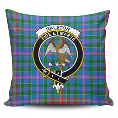 Clan Ralston Tartan Crest Pillow Cover WH67 Clan Ralston Tartan Today   