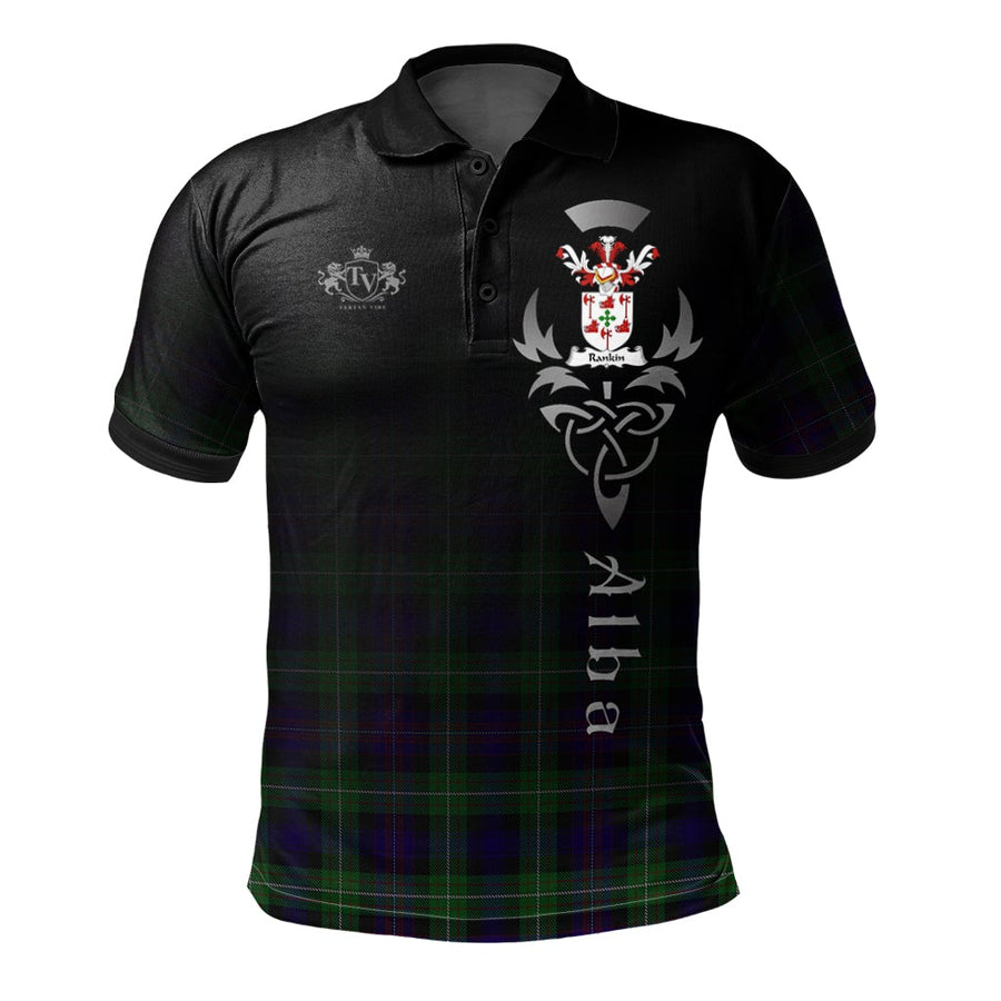 Clan Rankin 04 Tartan Polo Shirt - Alba Celtic Style GP74 Rankin 04 Tartan Tartan Polo   