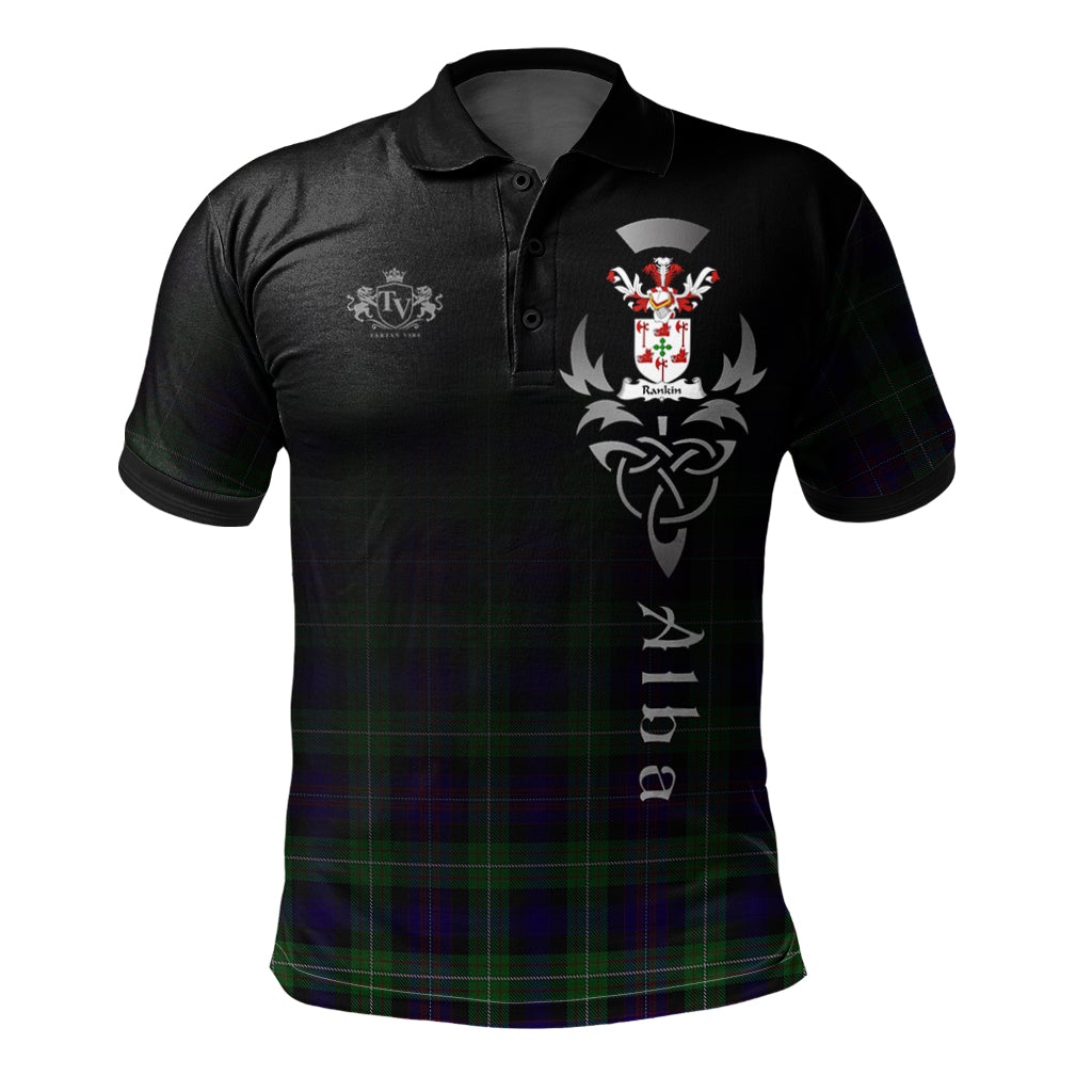 Clan Rankin 04 Tartan Polo Shirt - Alba Celtic Style GP74 Rankin 04 Tartan Tartan Polo   