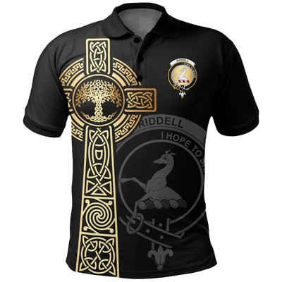 Clan Riddell Clan Unisex Polo Shirt - Celtic Tree Of Life