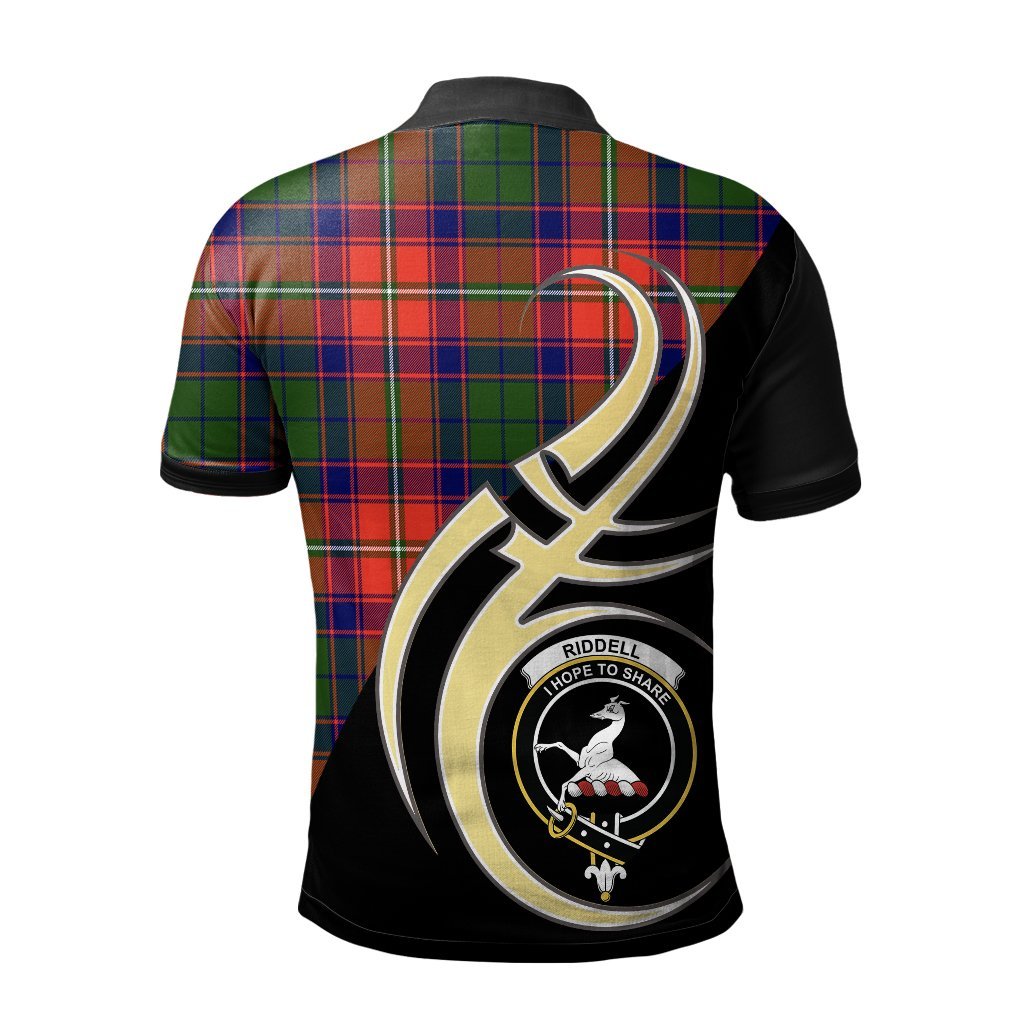 Clan Riddell Tartan Polo Shirt - Believe In Me Style XU98 Riddell Tartan Tartan Polo   