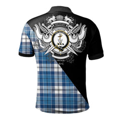 Clan Roberton Clan - Military Polo Shirt HW45 Roberton Tartan Tartan Polo   
