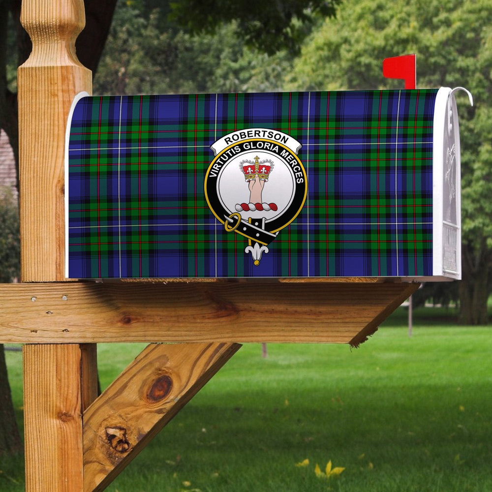 Clan Robertson Hunting Modern Tartan Crest Mailbox JR20 Clan Robertson Tartan Today   