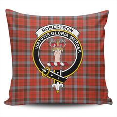 Clan Robertson Weathered Tartan Crest Pillow Cover JL83 Clan Robertson Tartan Today   