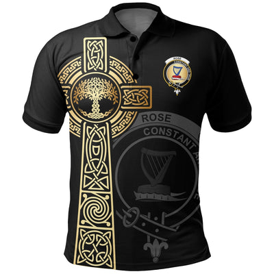 Clan Rose Clan Unisex Polo Shirt - Celtic Tree Of Life