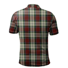 Clan Rose White Dress Tartan Polo Shirt KP12 Rose White Dress Tartan Tartan Polo   
