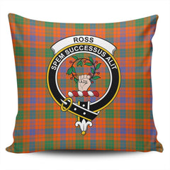 Clan Ross Ancient Tartan Crest Pillow Cover FI75 Clan Ross Tartan Today   