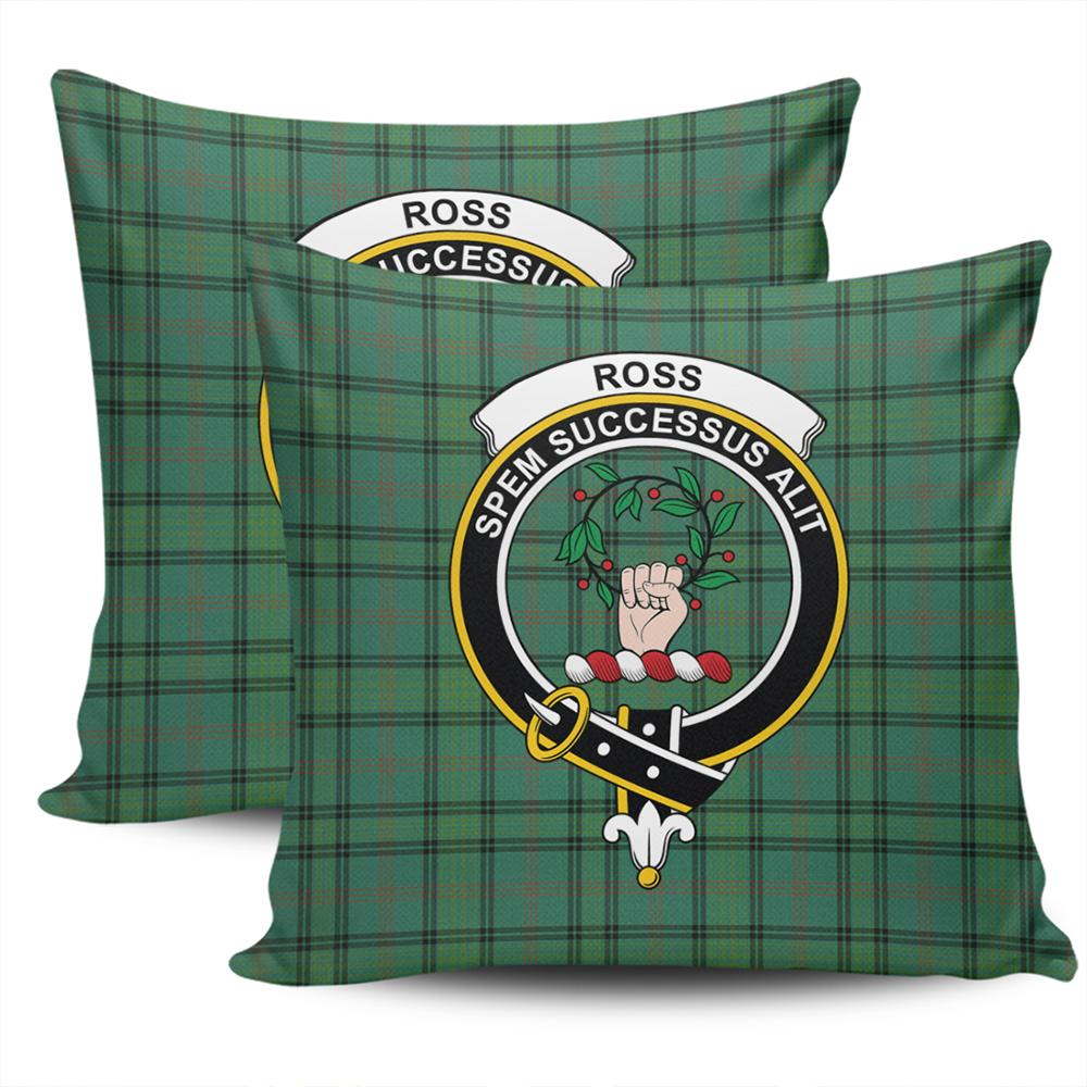 Clan Ross Hunting Ancient Tartan Crest Pillow Cover KQ66 Clan Ross Tartan Today   