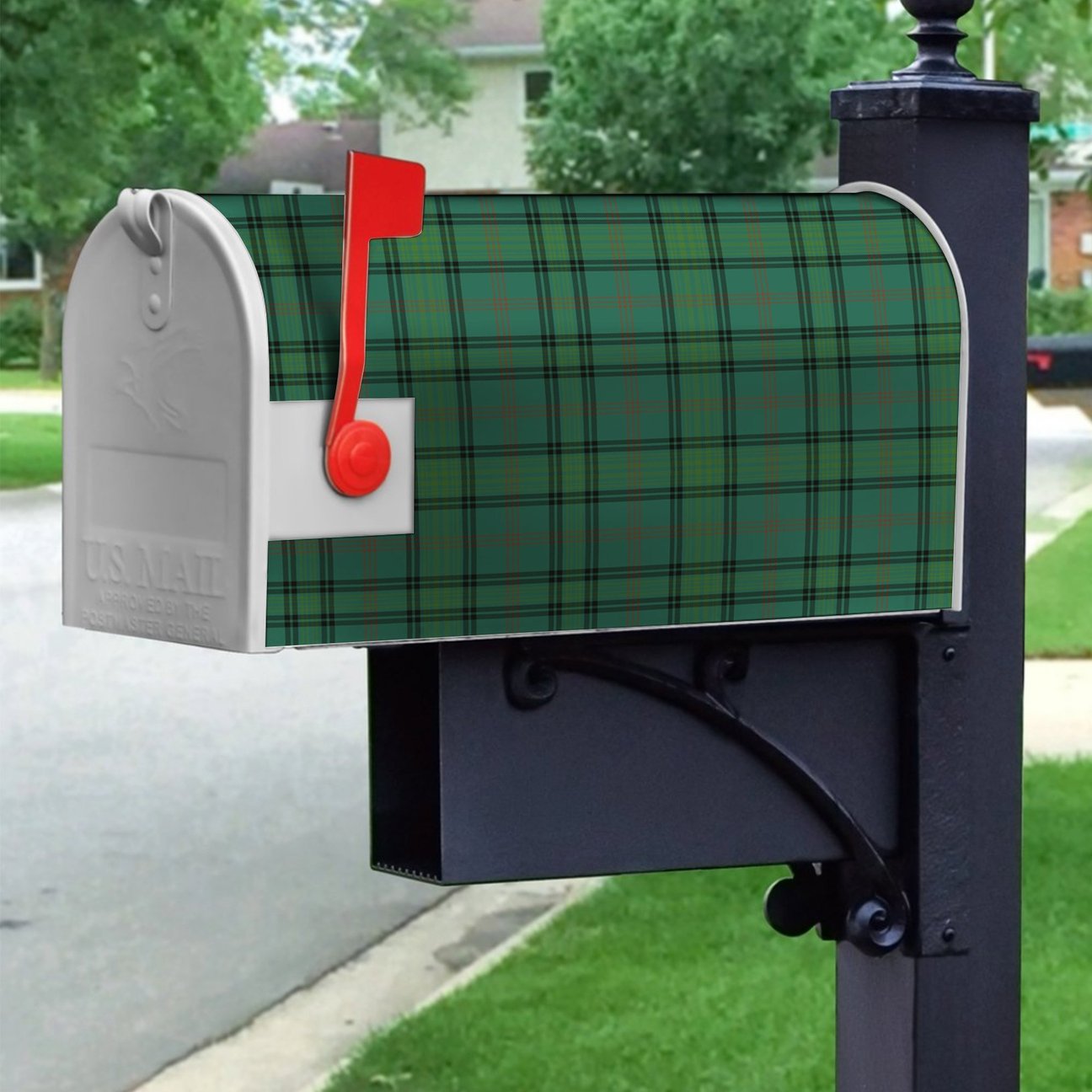 Clan Ross Hunting Ancient Tartan Crest Mailbox JA99 Clan Ross Tartan Today   