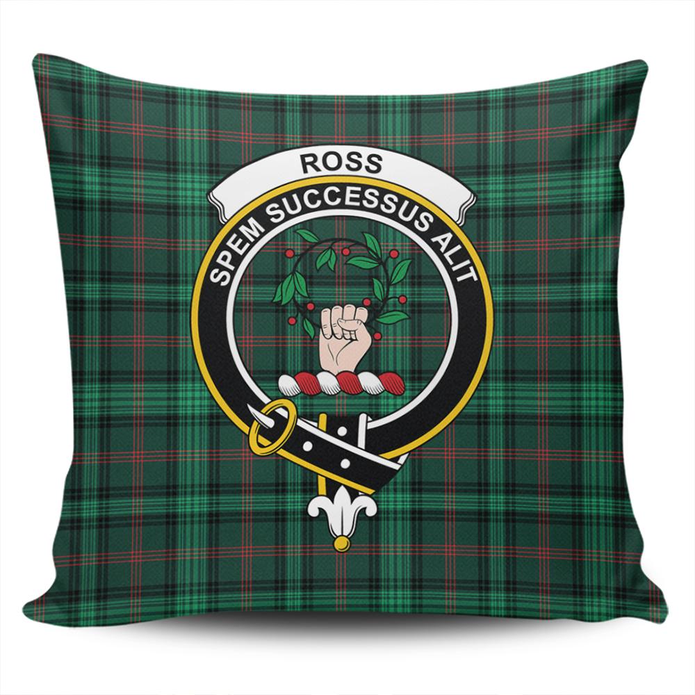 Clan Ross Hunting Modern Tartan Crest Pillow Cover PX96 Clan Ross Tartan Today   