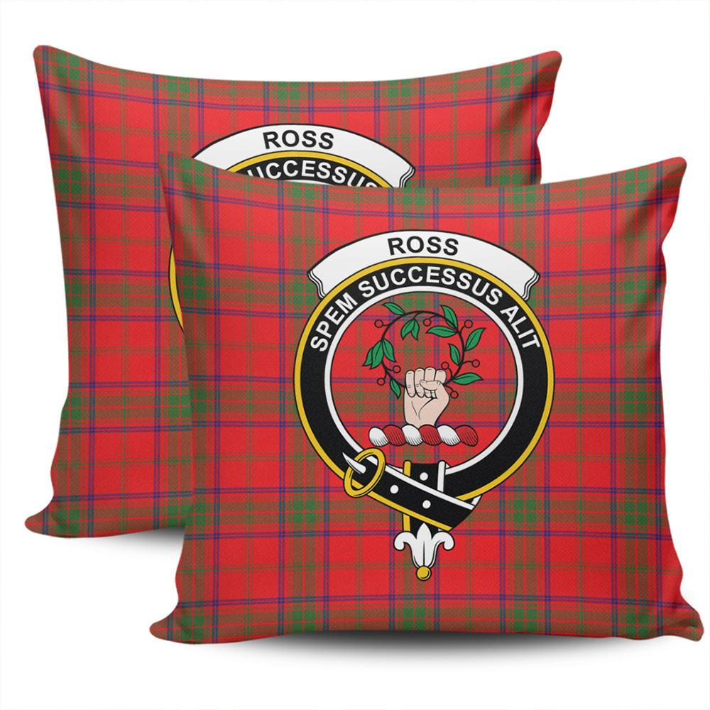 Clan Ross Modern Tartan Crest Pillow Cover VD20 Clan Ross Tartan Today   