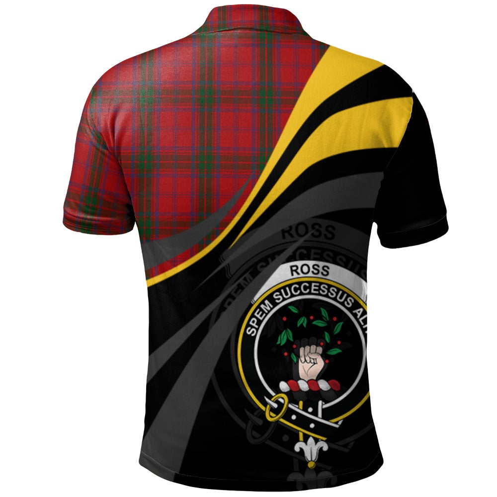 Clan Ross 02 Tartan Polo Shirt - Royal Coat Of Arms Style MK17 Ross 02 Tartan Tartan Polo   