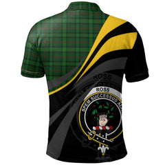 Clan Ross Hunting 02 Tartan Polo Shirt - Royal Coat Of Arms Style QH33 Ross Hunting 02 Tartan Tartan Polo   