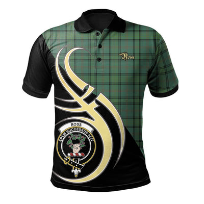Clan Ross Hunting Ancient Tartan Polo Shirt - Believe In Me Style
