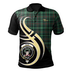 Clan Ross Hunting Modern Tartan Polo Shirt - Believe In Me Style TK97 Ross Hunting Modern Tartan Tartan Polo   