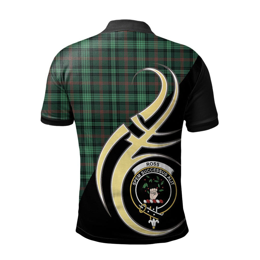 Clan Ross Hunting Modern Tartan Polo Shirt - Believe In Me Style TK97 Ross Hunting Modern Tartan Tartan Polo   