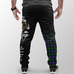 Clan Russell Modern Tartan Crest Jogger Sweatpants  Alba Celtic Style NL60 Clan Russell Tartan Today   
