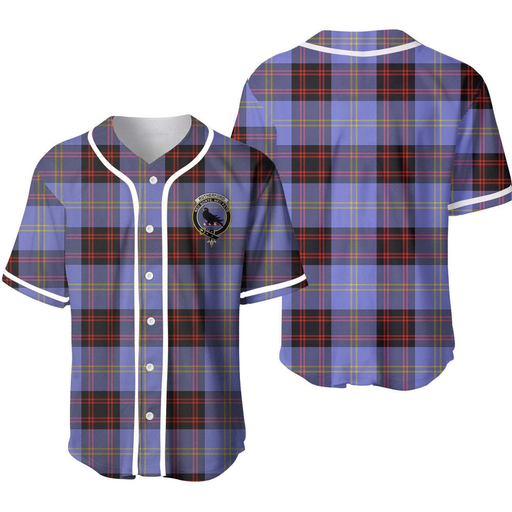 Clan Rutherford Tartan Unisex Baseball Jersey EJ18TL39 Clan Rutherford Tartan Today   