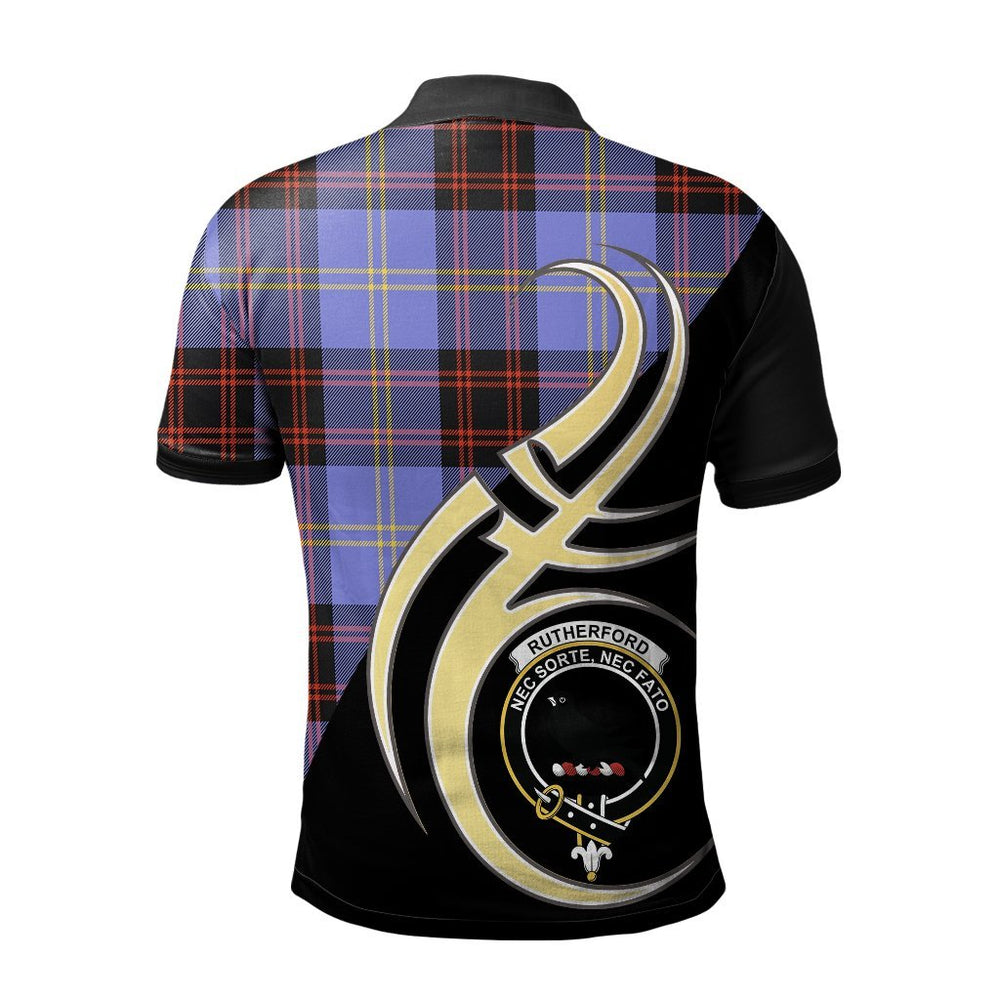 Clan Rutherford Tartan Polo Shirt - Believe In Me Style RO66 Rutherford Tartan Tartan Polo   