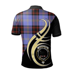 Clan Rutherford Tartan Polo Shirt - Believe In Me Style RO66 Rutherford Tartan Tartan Polo   