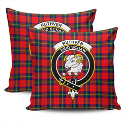 Clan Ruthven Modern Tartan Crest Pillow Cover YS34 Clan Ruthven Tartan Today   
