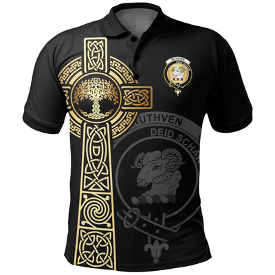 Clan Ruthven Clan Unisex Polo Shirt - Celtic Tree Of Life