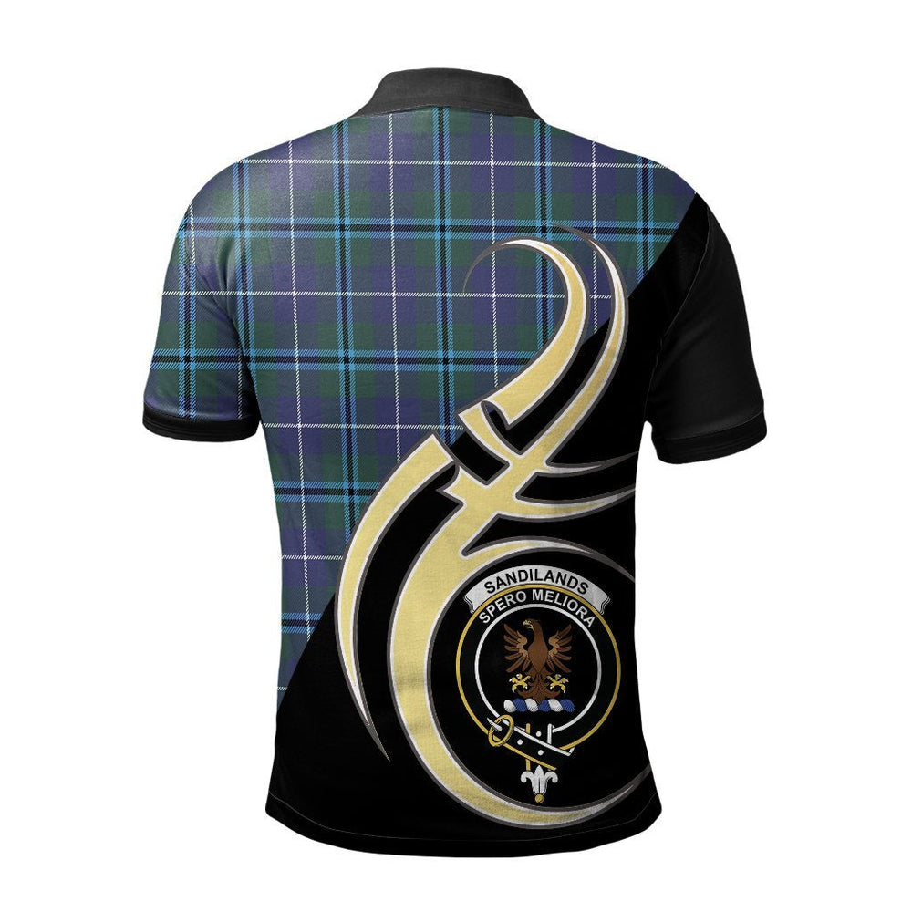 Clan Sandilands Tartan Polo Shirt - Believe In Me Style RV22 Sandilands Tartan Tartan Polo   
