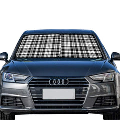 Clan Scott Black White Modern Tartan Sun Shade 2 Pieces QM31 Clan Scott (Scott Tartan) Tartan Today   