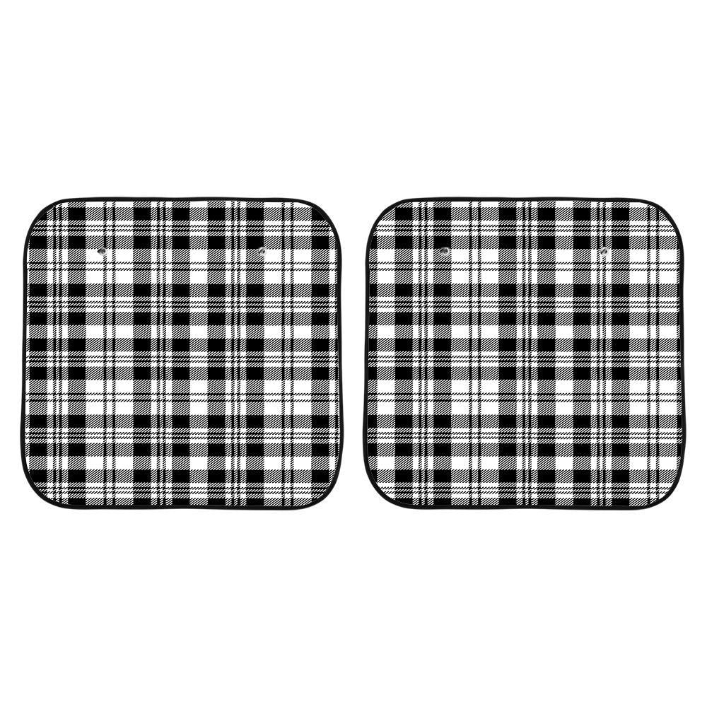 Clan Scott Black White Modern Tartan Sun Shade 2 Pieces QM31 Clan Scott (Scott Tartan) Tartan Today   
