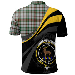 Clan Scott Green 02 Tartan Polo Shirt - Royal Coat Of Arms Style IW55 Scott Green 02 Tartan Tartan Polo   
