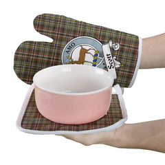 Clan Scott Green Weathered Tartan Crest Oven Mitt And Pot Holder (2 Oven Mitts + 1 Pot Holder) PG30 Clan Scott (Scott Tartan) Tartan Today   