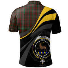Clan Scott Hunting 01 Tartan Polo Shirt - Royal Coat Of Arms Style BS88 Scott Hunting 01 Tartan Tartan Polo   
