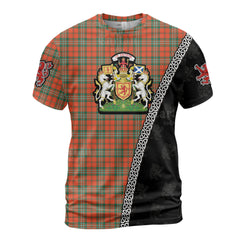 Personalized Clan Scott Ancient Tartan Shirt with Scotland Coat of Arms & Custom Name JO23