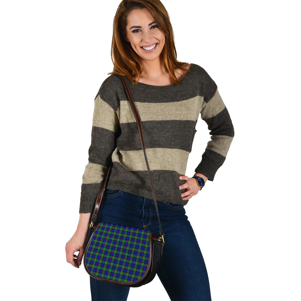Clan Sempill Modern Tartan Saddle Handbags VB26 Clan Sempill Tartan Today   