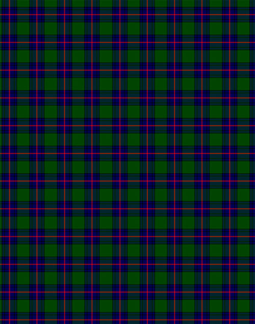 Shaw tartan swatch