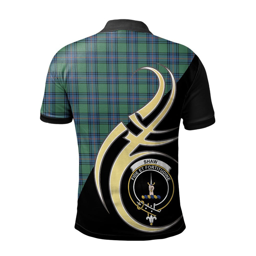 Clan Shaw Ancient Tartan Polo Shirt - Believe In Me Style EV68 Shaw Ancient Tartan Tartan Polo   