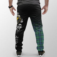 Clan Sinclair Hunting Ancient Tartan Crest Jogger Sweatpants  Alba Celtic Style PI13 Clan Sinclair Tartan Today   