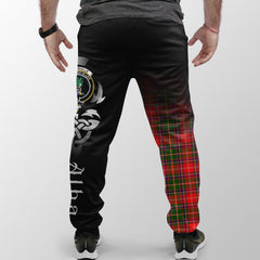 Clan Somerville Modern Tartan Crest Jogger Sweatpants  Alba Celtic Style GK76 Clan Somerville Tartan Today   