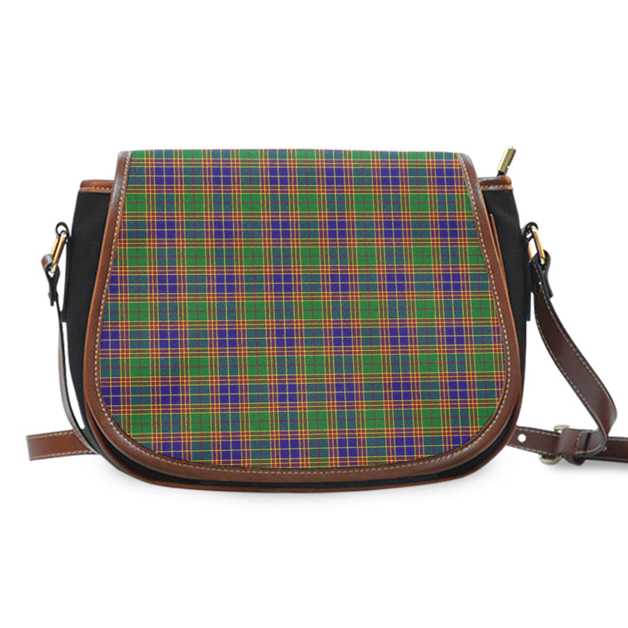 Clan Stevenson Tartan Saddle Handbags