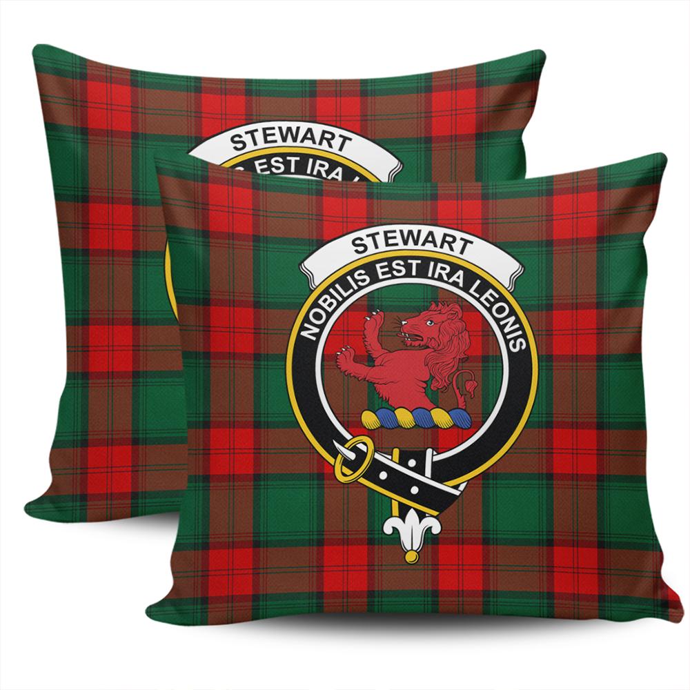 Clan Stewart Atholl Modern Tartan Crest Pillow Cover EC23 Clan Stewart Tartan Today   